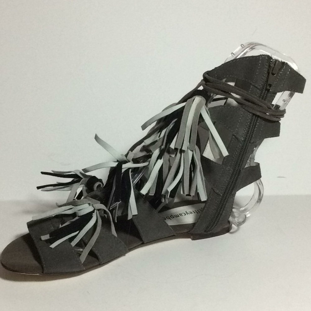 Nwob Jeffrey Campbell Redondo Gladiator Gray 8.5 View 4